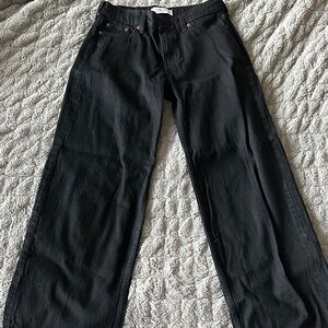 Abercrombie & Fitch Charcoal Low Rise Jeans